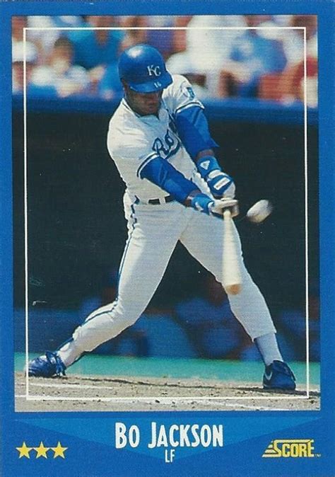 1991 Score Bo Jackson Kansas City Royals #412. smithscastle. (40249) 100% positive. Seller's other items. Contact seller. US $1.39. or Best Offer. Condition: Ungraded - Near …